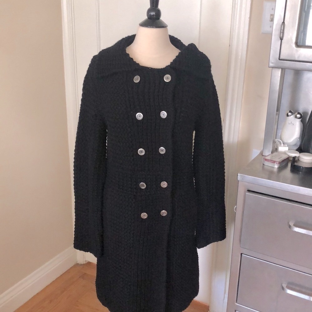 Vintage TSE 100% Cashmere Chunky Knit Coatigan